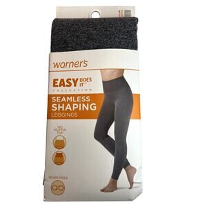 Warner's Women's Seamless Shaping Leggings Dark Gray Heather - S/M